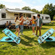 TheDisplayOutlet Pool Cornhole Toss Board (12 Holes) Throwing Yard Game Image