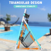 TheDisplayOutlet Pool Cornhole Toss Board (12 Holes) Throwing Yard Game Image