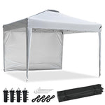 Pop Up Canopy with Vent & Sidewall 10'x10' (9'7