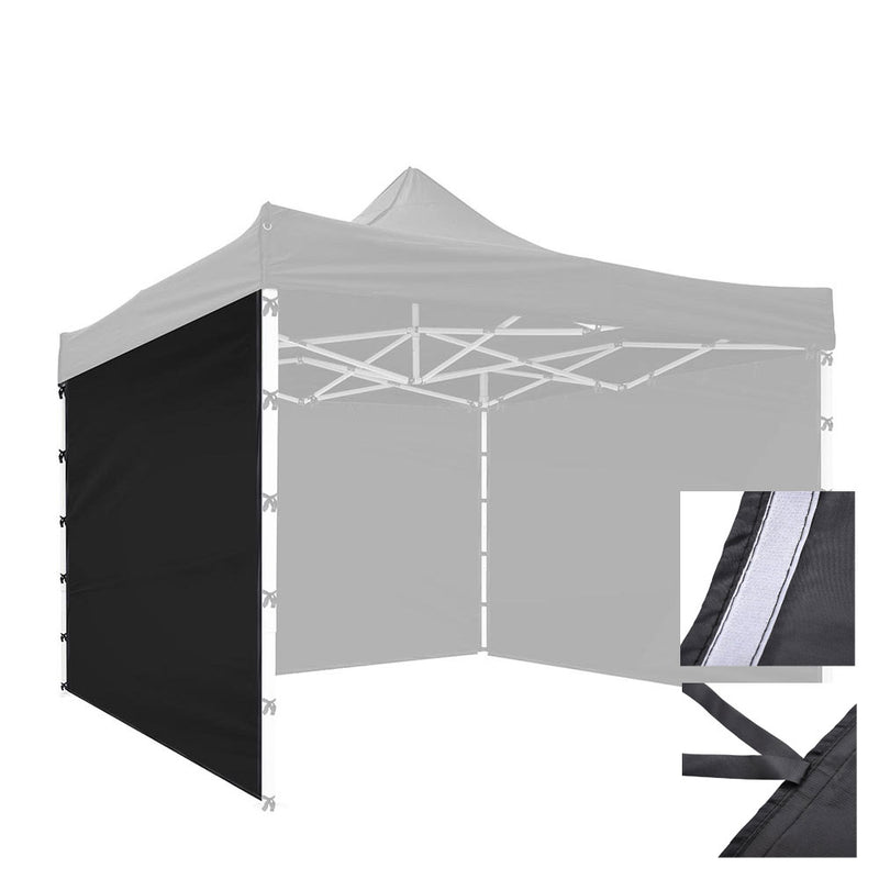 TheDisplayOutlet 1pc Sidewall for Pop Up Canopy Tents, Black Image
