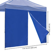 TheDisplayOutlet 1pc Sidewall w/ Zipper for 10ft Canopy Tents Image