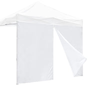 TheDisplayOutlet 1pc Sidewall w/ Zipper for 10ft Canopy Tents, White Image