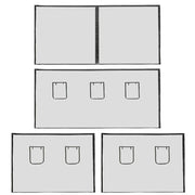 TheDisplayOutlet Netting Mesh Sidewalls for 10x15 Pop Up Canopy Image