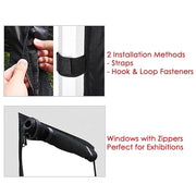 TheDisplayOutlet Netting Mesh Sidewalls for 10x15 Pop Up Canopy Image