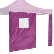 TheDisplayOutlet InstaHibit Canopy Sidewall w/ Door & Window 9'7"Lx6'7"H, Vivid Viola Image