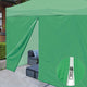 TheDisplayOutlet 10'x7' Sidewall w/ Zipper for Pop Up Canopy CPAI-84, Green Image