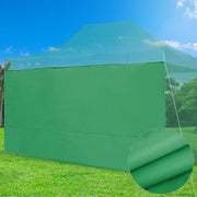 TheDisplayOutlet 15'x7' Sidewall for Pop Up Canopy CPAI-84 UV50+, Green Image