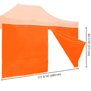 TheDisplayOutlet 15'x7' Sidewall w/ Zipper for Pop Up Canopy CPAI-84 Image