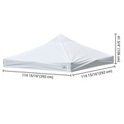 10x10 Pop Up Canopy Top Replacement Roof 9'7"x9'7"