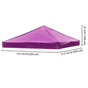 10x10 Pop Up Canopy Top Replacement Roof 9'7"x9'7"