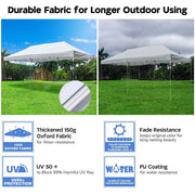 Replacement Top for 10'x20' Waterproof Pop Up Canopy