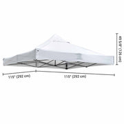 TheDisplayOutlet InstaHibit 10x10 Canopy Replacement with Vent 9'7"x9'7" Image