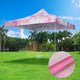 10x10 Canopy Replacement Top Tie-dyed Pink