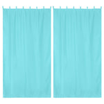 Tab Top Curtain Panel for Porch, Pergola 54x120 2ct/Pack