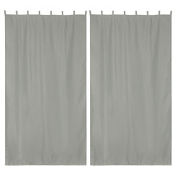 Tab Top Curtain Panel for Porch, Pergola 54x120 2ct/Pack