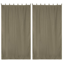 Tab Top Curtain Panel for Porch, Pergola 54x120 2ct/Pack