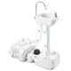 TheDisplayOutlet Foot Pump Hand Wash Station with Waste Tank 4.5gal+6.3gal Image