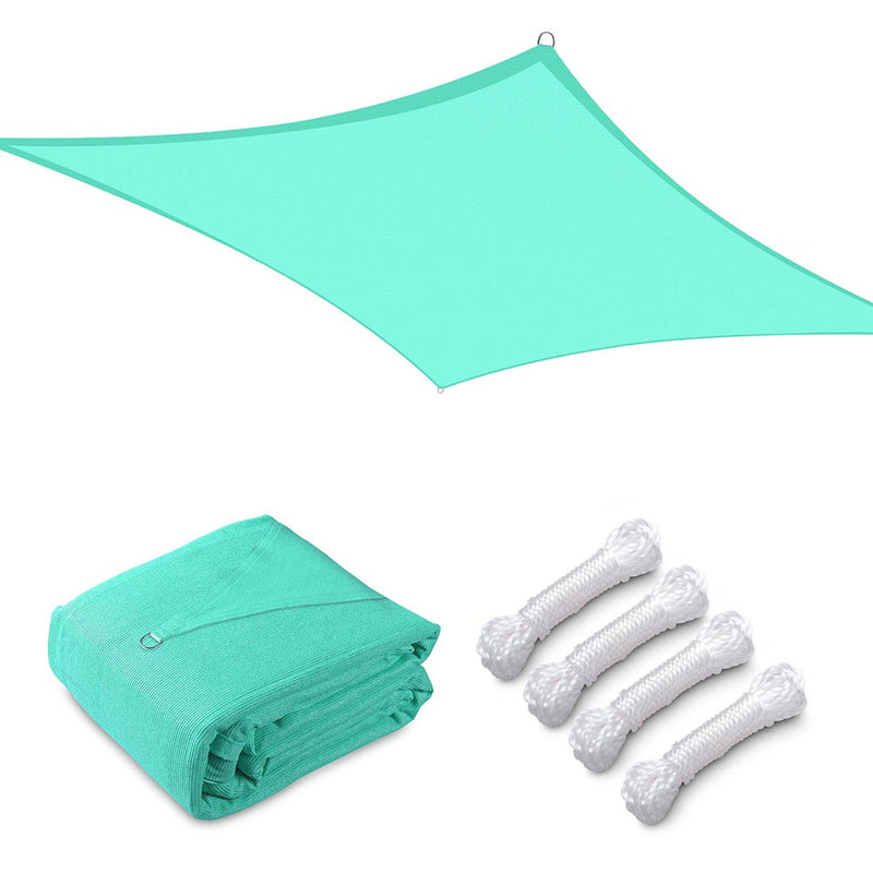 TheDisplayOutlet Rectangle Shade Sail Patio Deck Shade 13x19, Blue Light Image