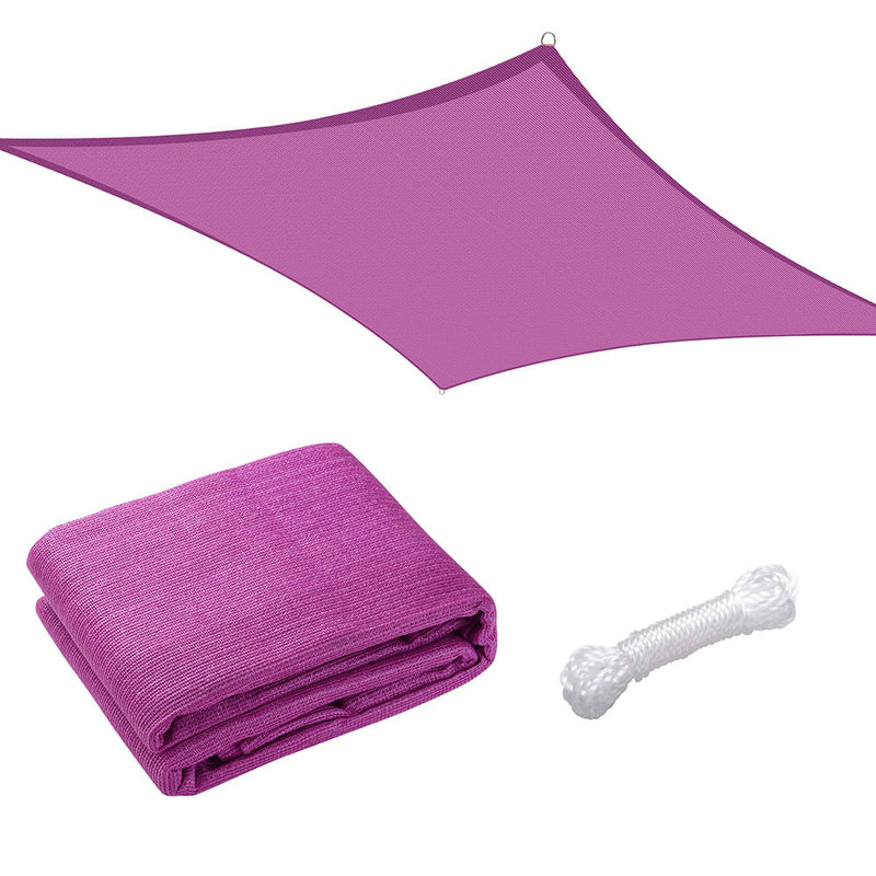 TheDisplayOutlet Rectangle Shade Sail Patio Deck Shade 20x16, Fuchsia Image