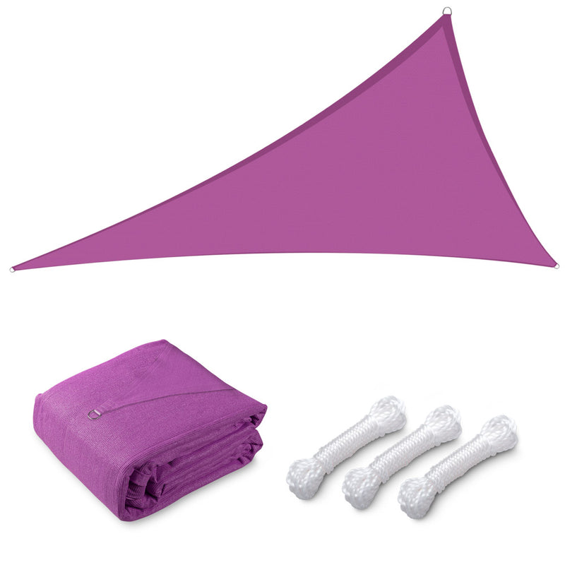 TheDisplayOutlet Triangle Shade Sail Patio Shade 22x22x22, Fuchsia Image