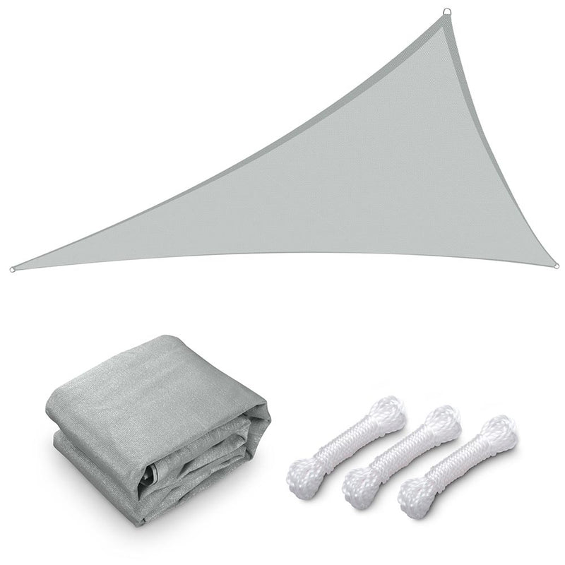 TheDisplayOutlet Triangle Shade Sail Patio Shade 28x28x28, Gray Image