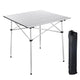 Folding Camping Table Roll Up Aluminum 27"x28"