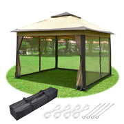 Pop Up Gazebo with Netting 11x11 ft