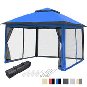 Pop Up Gazebo with Netting 11x11 ft