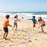 TheDisplayOutlet Fabric Bean Bag Toss Billboard (2 Holes) for Tradeshow Image