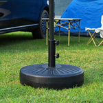 62 lb Umbrella Stand Sand Water Filled 1 1/4