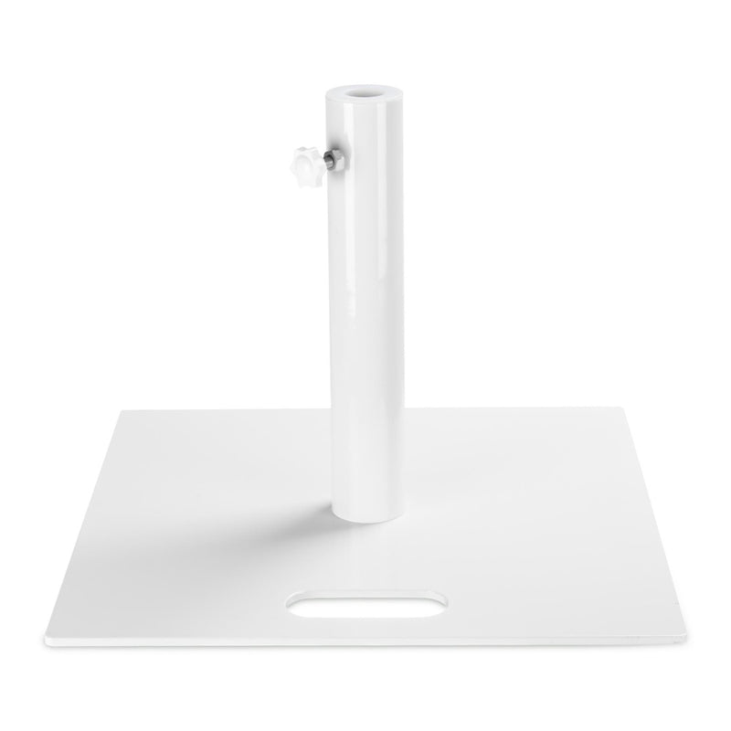 34 lb Umbrella Base Square Steel Weights Pole D2 3/8