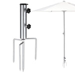 Metal Beach Umbrella Anchor Holds Poles D1 7/16