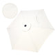 Patio Umbrella Tilt & Crank Lift Metal 7.5ft 6-Rib