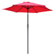 Patio Umbrella Tilt Metal 8ft 6-Rib