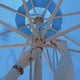 Patio Umbrella Wooden 13ft 8-Rib with Weighted Base