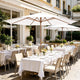 TheDisplayOutlet Patio Umbrella Wooden 13ft 8-Rib Image
