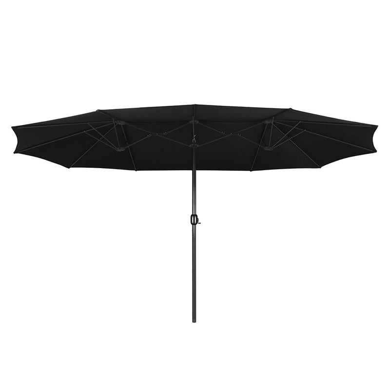 Rectangular Patio Umbrella Metal 15x9ft