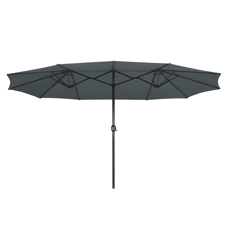 Rectangular Patio Umbrella Metal 15x9ft