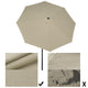 TheDisplayOutlet Patio Umbrella Tilt 9ft 8-Rib 220 gsm Canopy UV50+ Image