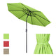 TheDisplayOutlet Patio Umbrella Tilt 10ft 8-Rib 220 gsm Canopy UV50+ Image