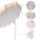 Beach Umbrella 6ft 8-Rib with Screw-in Anchor