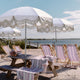 6ft Beach Umbrella for Swimming Pool Mobile Bar Cart