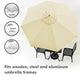 Patio Umbrella Canopy 9ft 8-Rib