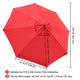 Patio Umbrella Canopy 9ft 8-Rib