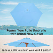 Patio Umbrella Canopy 9ft 6-Rib