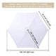 TheDisplayOutlet Patio Umbrella Canopy 9ft 6-Rib, Creamy Yellow Image