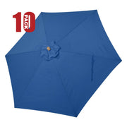 TheDisplayOutlet Patio Umbrella Canopy 9ft 6-Rib, Navy(10ct.) Image