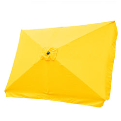 Rectangular Patio Umbrella Canopy 10x6.5ft 6-Rib