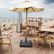 TheDisplayOutlet Patio Umbrella Weights w/ Wheels 88-143 lb for 1 7/8" Poles Image