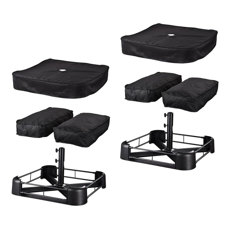 Patio Umbrella Weights 168 lb (2x)Sand Bags for 1 7/8